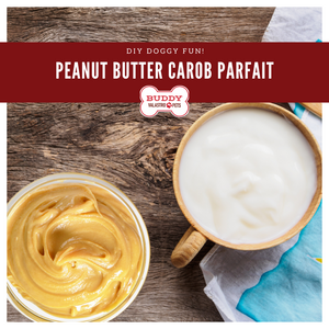 Peanut Butter Carob Puppy Parfait