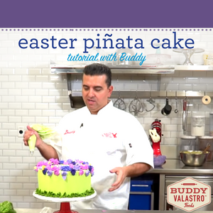 Easter Piñata Rainbow Cake